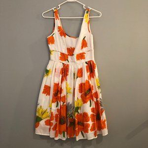 Aryeh Orange Flower Sundress